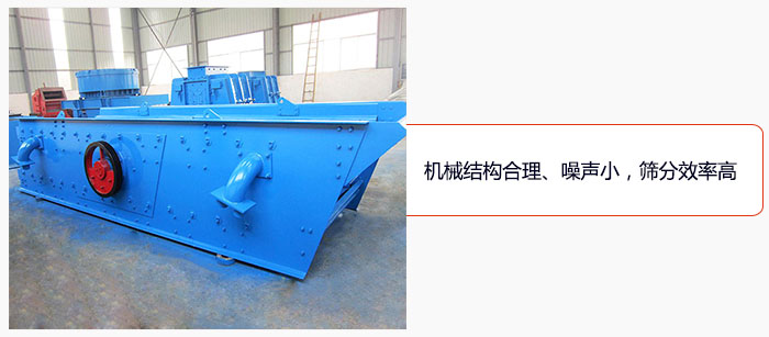 圓振動篩結(jié)構(gòu)合理、噪聲小，篩分效率高